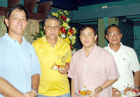 Johnny Young, Larry Borro, Andre Dela Llana and Engr Portigo