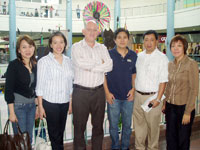Celina Chua, general manager of Toys R Us; Jackie Lim-Ong, vice president of Robinsons Appliances; Graham Coates, general manager of Robinsons Department Store; Johnson Go, general manager Handyman and True Value; Joseph Sian, group property manager; and Ditas Taleon, Robinsons Place Iloilo mall manager