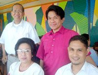 With Dr Perla Sucayan-Zulueta, Iloilo City Councilor, Roger Gencianeo of Bombo Radyo Iloilo and Rey Ponsaran
