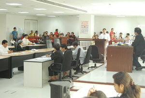 Provincial Capitol employees trooped to the Sangguniang Panlalawigan session hall