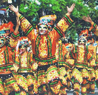 A colorful revelry is Masskara Festival's trademark.