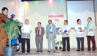 Honorary membership conferred to the principal guests of honor.