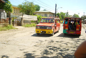 Public and private motorists passing through Lopez Jaena St. in Jaro District are suffering from the bumpy.