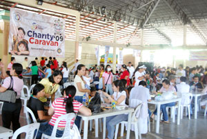 Thousands of Ilonggos yesterday availed of free medical services in the Charity Caravan.
