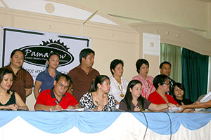 PRepresentatives of various organizations, including The News Today, sign the Memorandum of Agreement for Pamahaw, a culinary search for Ilonggo Breakfast.