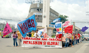 Cause-oriented groups in Iloilo City gathered at Plazoleta Gay