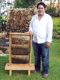 Arsenio Gaitan, owner and managing director of Pinewoods Bee Park.