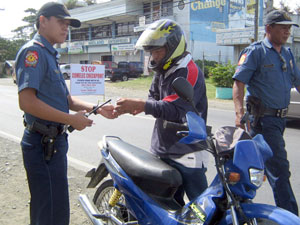 Iloilo City Police Office has started conducting checkpoints in strategic areas of the city