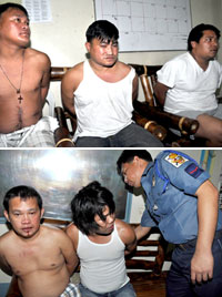 Police successfully rounded up the five suspects in the spate of basag-kotse cases in Iloilo City last Tuesday night.