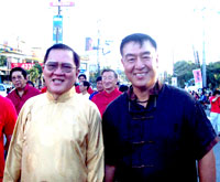 Bacolaodiat Festival Chairman Leonito 'Diotay' Lopue and 888 Chinatown’s William Ong.