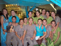 The highly trained therapists of Spa Riviera.