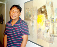 The artist, Joseph Espino.