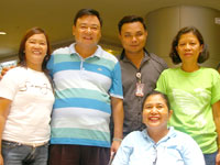ASP-Iloilo with Mayor Jerry Trenas and Dolly Laudenorio (seated).