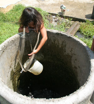 Iloilo City residents who depend on deep wells for their water consumption thank the heavens for the rain that poured the past days,