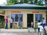 The Esperanza Day Care Center was built through the Makamasang Tugon project.