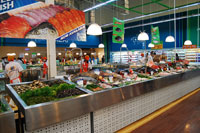 MEAT AND FISH. One of the best amenities of SM Hypermarket Iloilo is its all-day clean and air-conditioned modern wet market where moms can get all the freshest meat and produce – from live seafood and the leanest meat and poultry.