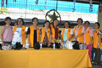 Zontians Jonella Zerrudo, Yolanda Galvez, Alice Zerrudo, Aida Dichupa, Ruth Jarantilla, Ma. Amelita Lazaraga, Virginia Segovia, Teresita Apistar, and Aileen Capalla.